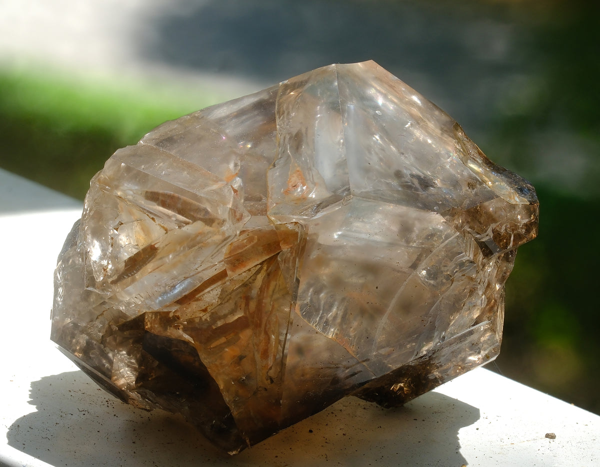 Tablecloth: Quartz, Mud Included — Cleveland, North Carolina — EX Crystal Perfection — Inverted Color