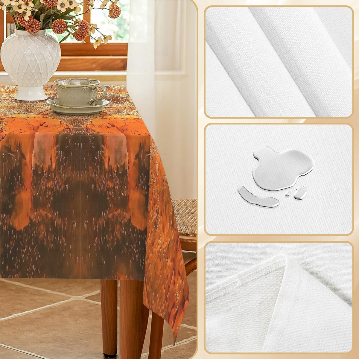 Tablecloth: Quartz, Smoky — Alexander County, North Carolina, USA — Original Color