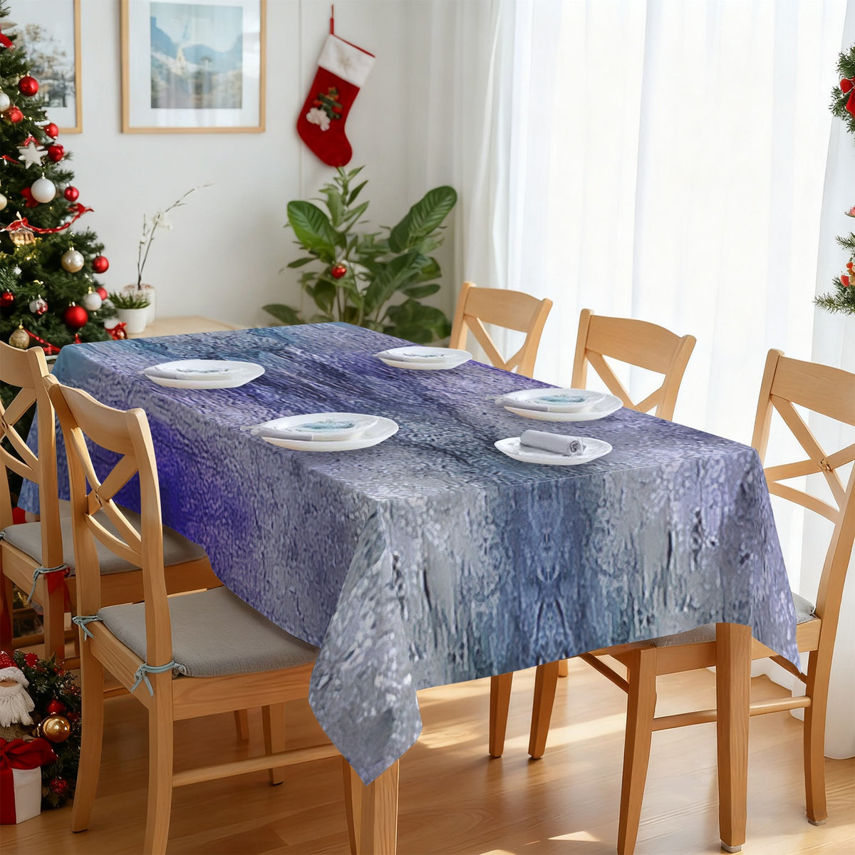 Tablecloth: Muscovite, with Garnet — Spruce Pine, Mitchell County, USA — Inverted Color