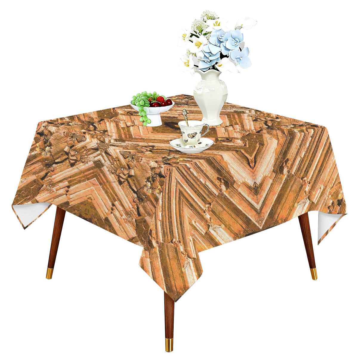 Tablecloth: Limonite — Raleigh, Wake, North Carolina, USA — Original Color