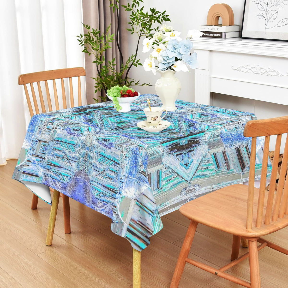 Tablecloth: Rutile, Reticulated — Swakopmund District, Namibia — Inverted Color
