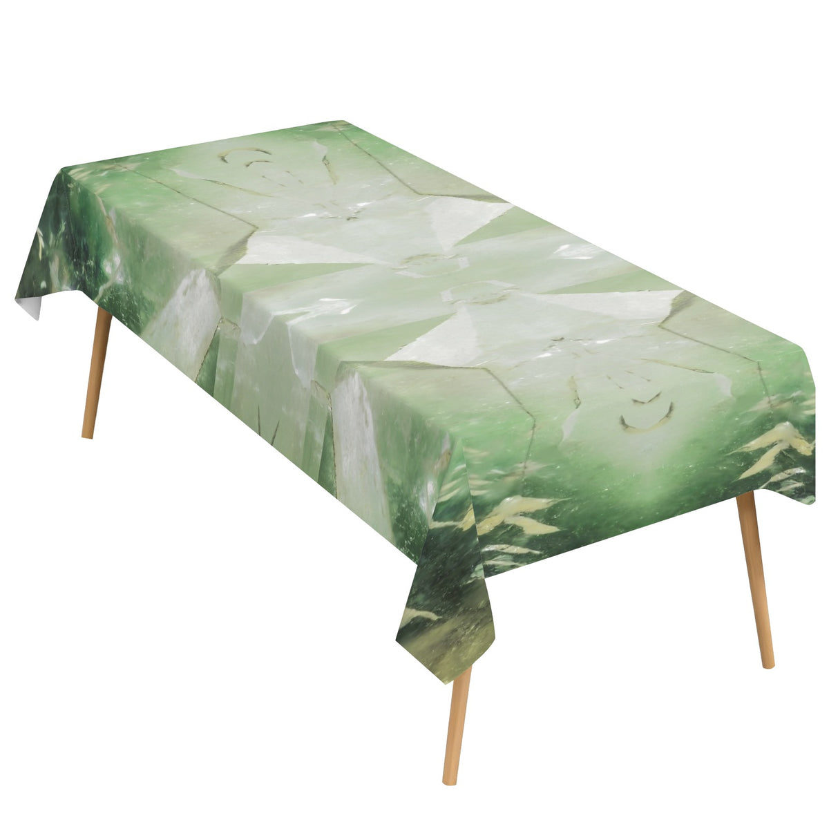 Tablecloth: Quartz, with Chlorite — Montgomery County, North Carolina, USA — Original Color