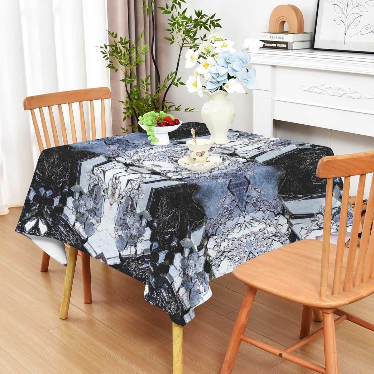 Tablecloth: Cuprite — Rubtsovskiy Mine, Krai, Russia — Inverted Color