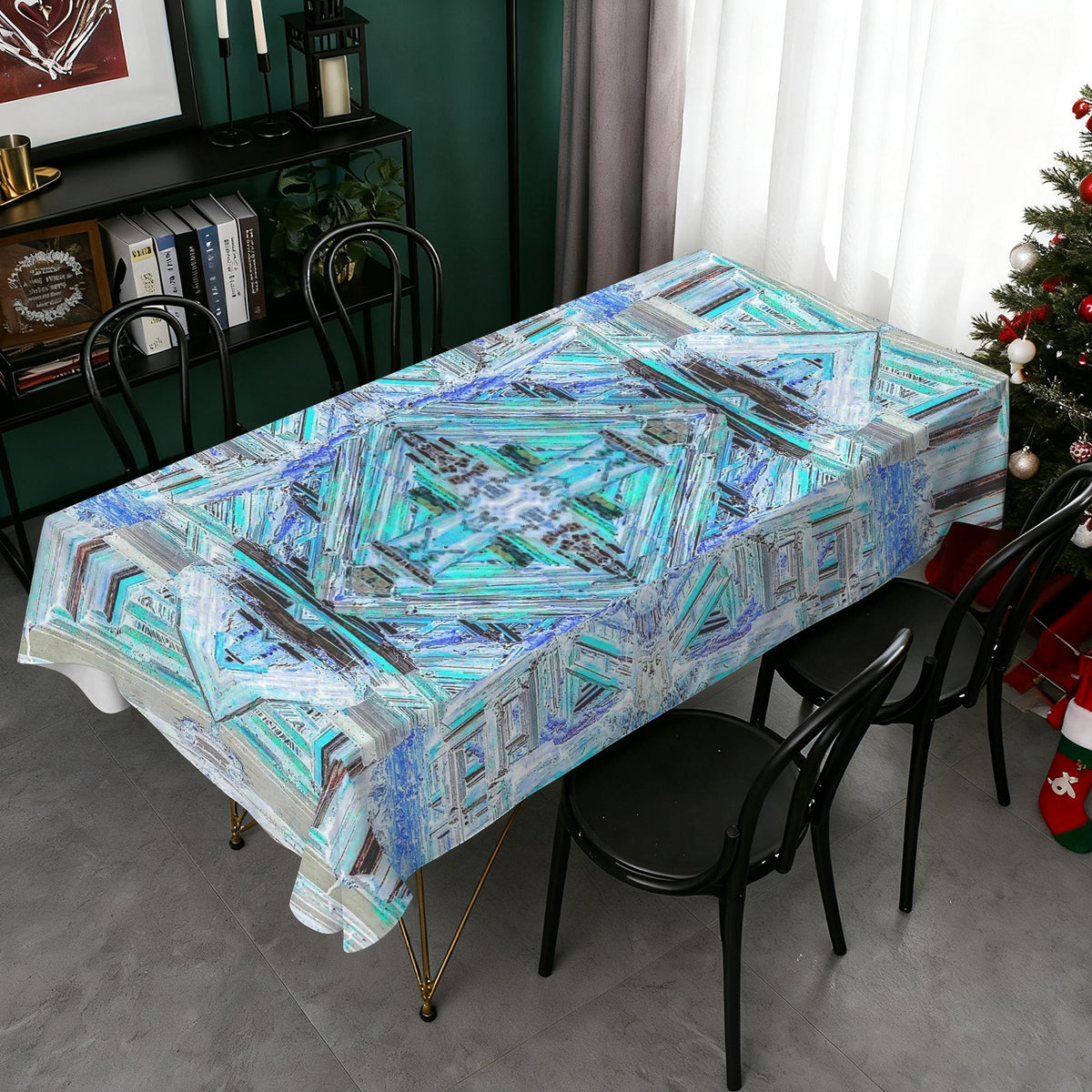 Tablecloth: Rutile, Reticulated — South Africa — Inverted Color