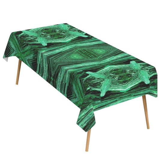 Tablecloth: Goethite — Teller County, Colorado, USA — EX Brian Kosnar — Colorized Dark Green