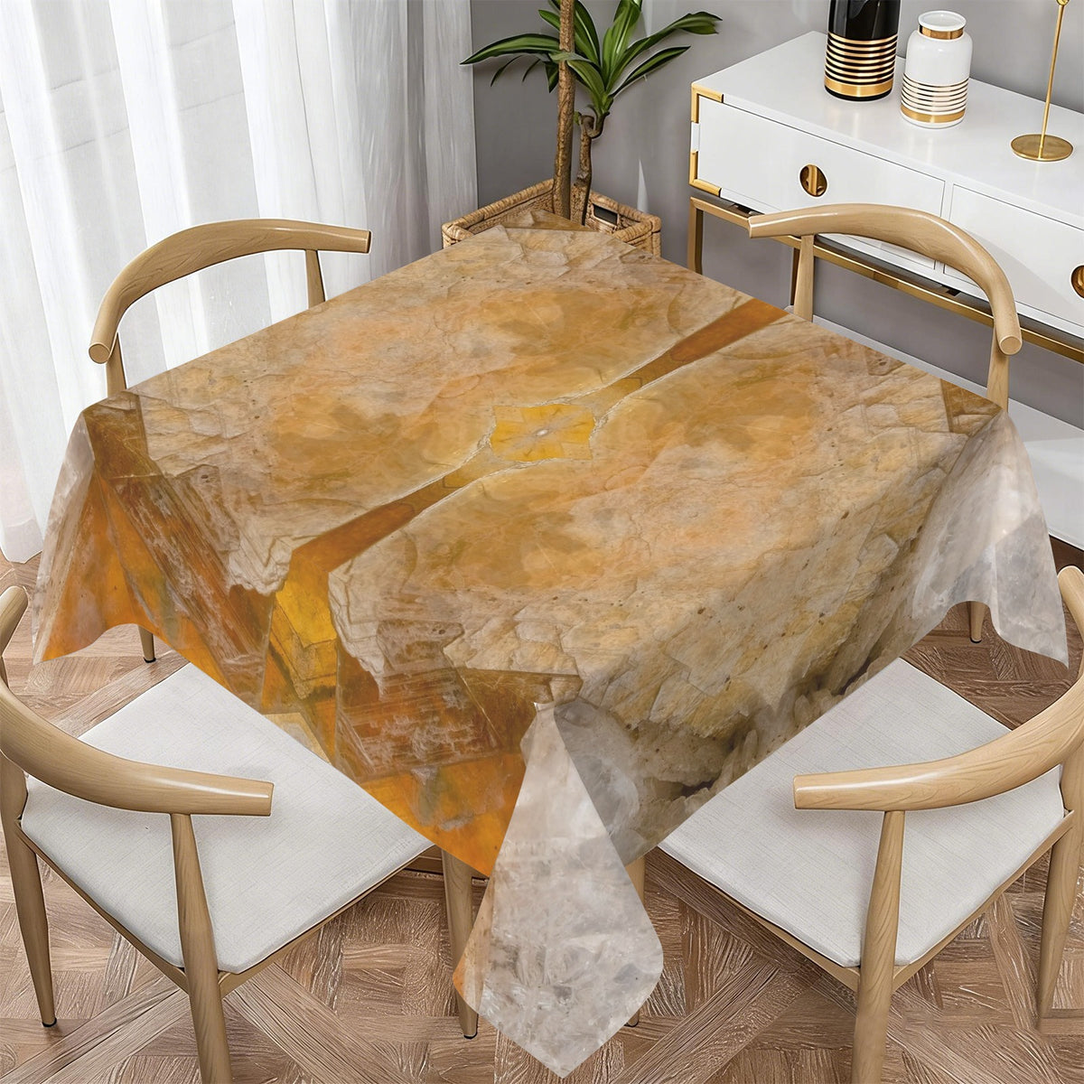 Tablecloth: Muscovite, with Topaz — Pakistan — EX Lavinksy