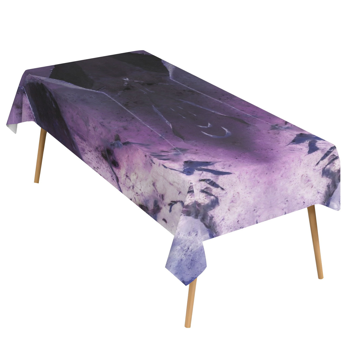 Tablecloth: Quartz, with Chlorite — Montgomery County, North Carolina, USA — Inverted Color