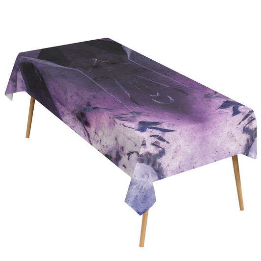 Tablecloth: Quartz, with Chlorite — Montgomery County, North Carolina, USA — Inverted Color