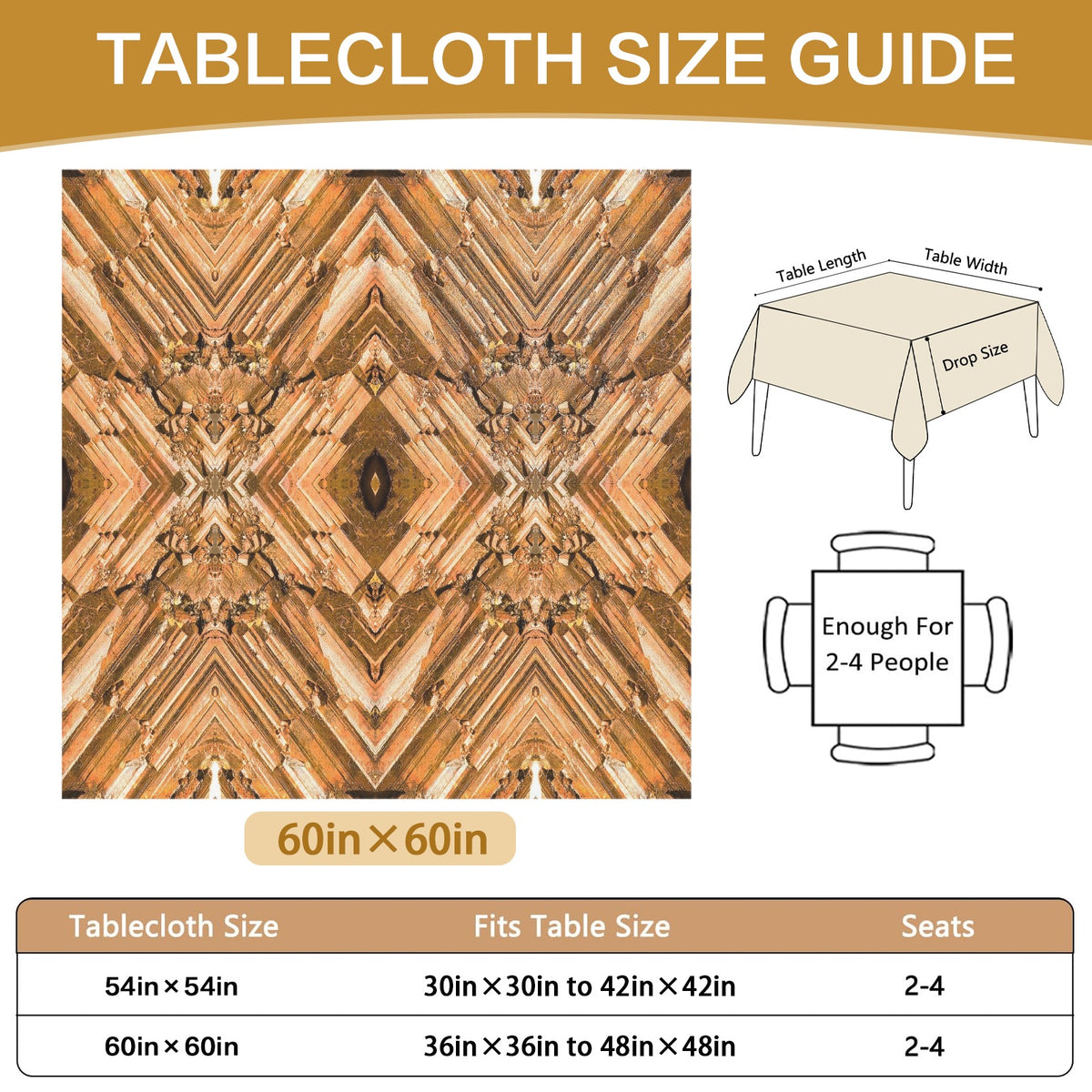 Tablecloth: Limonite — Raleigh, Wake, North Carolina — Original Color