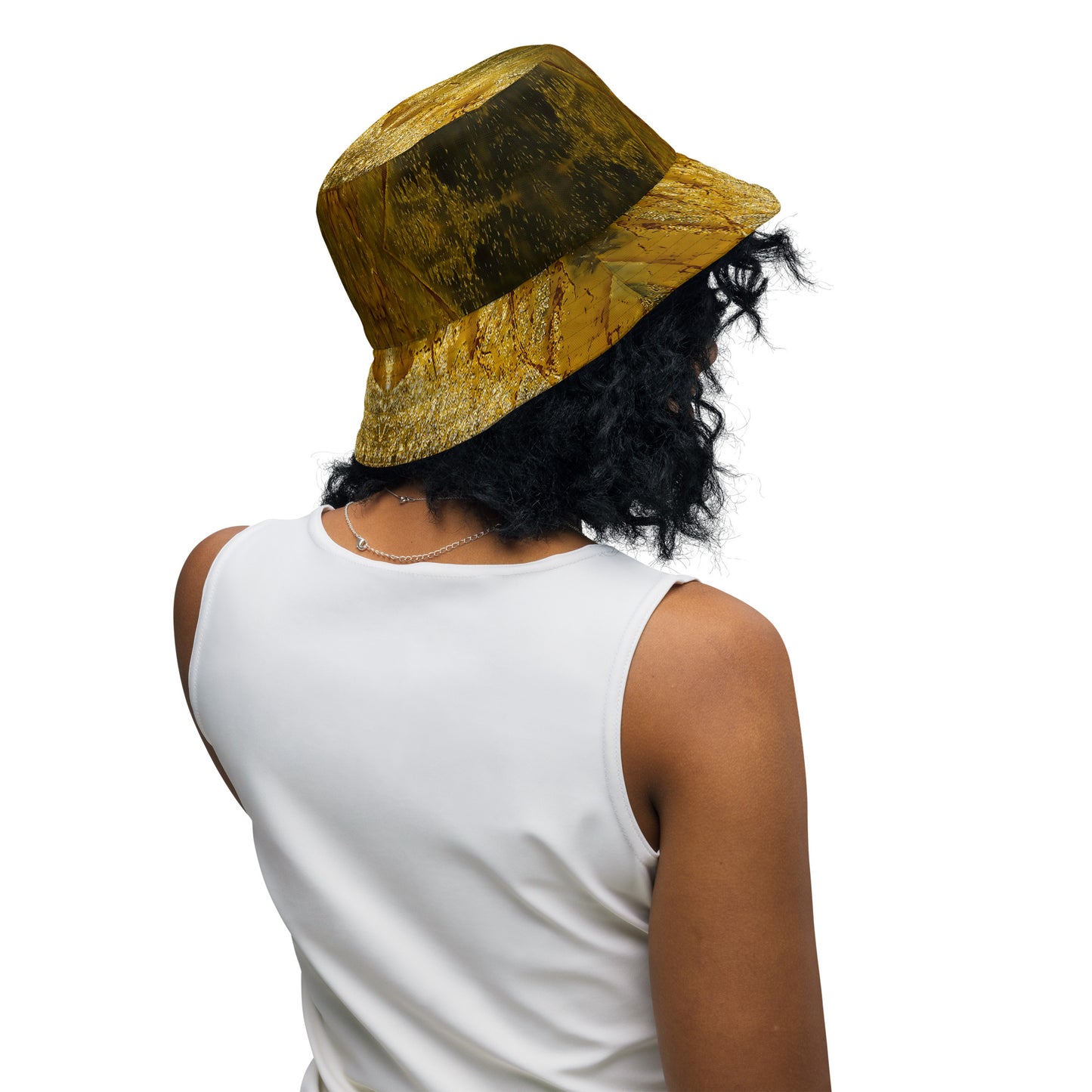 Bucket Hat: Quartz, Smoky, Hiddenite, Alexander County, North Carolina, USA,  , Original Color