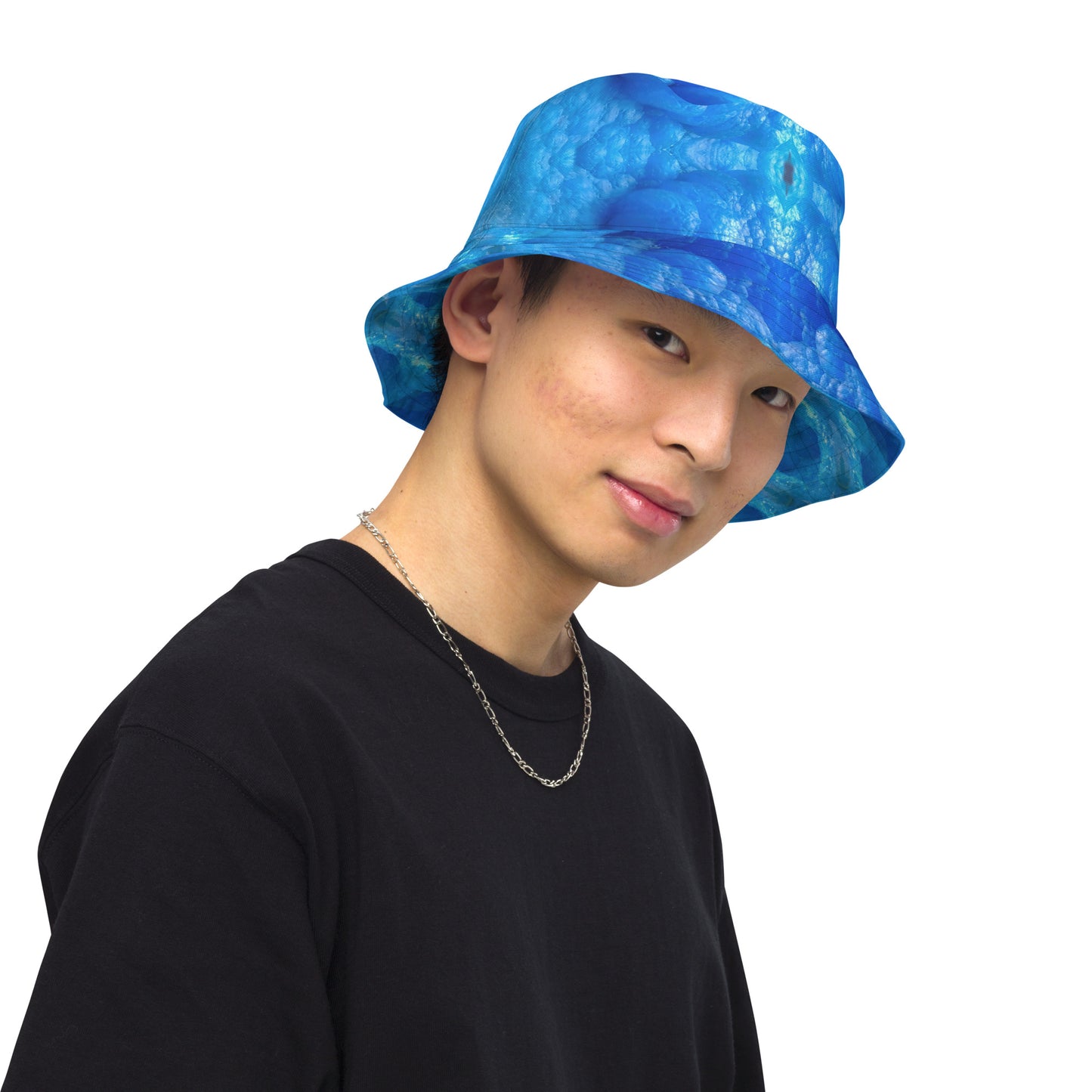 Bucket Hat: Hemimorphite, China, Superb Color, Original Color