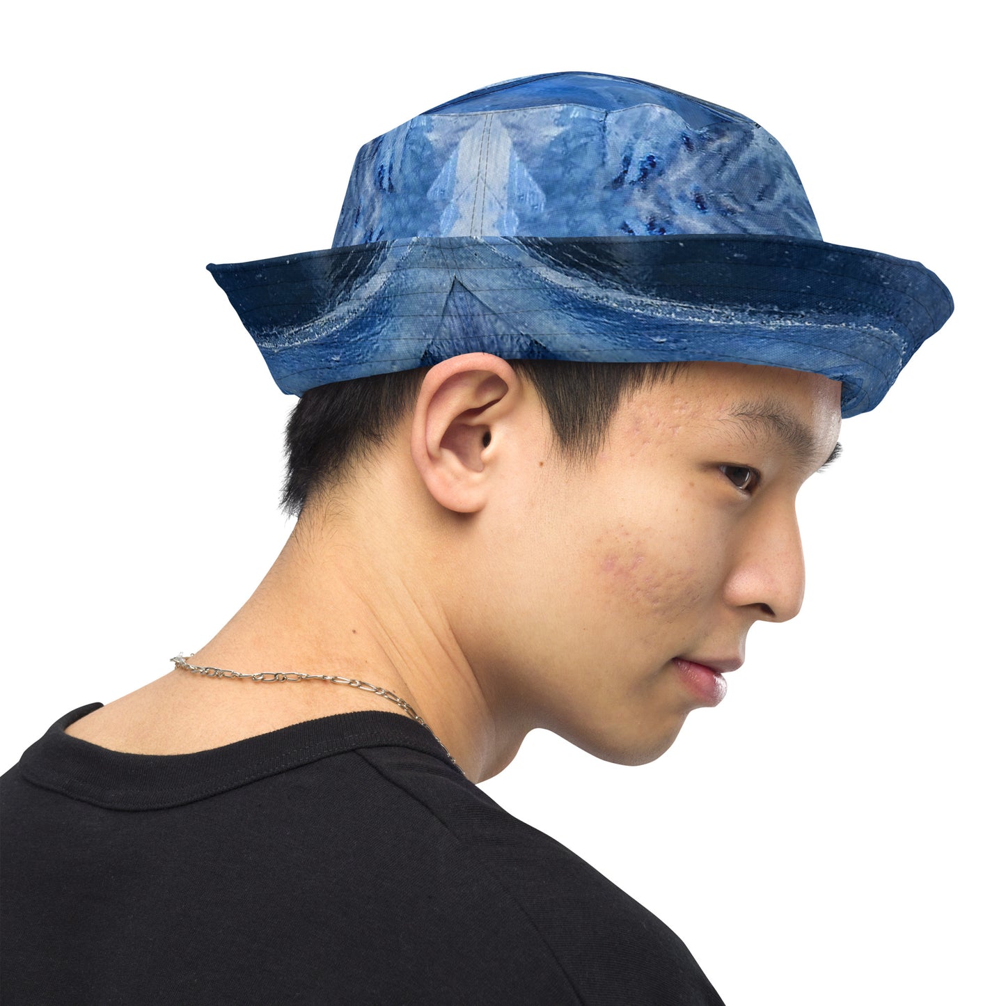 Bucket Hat: Calcite, Kazakhstan,  INVERTED Color