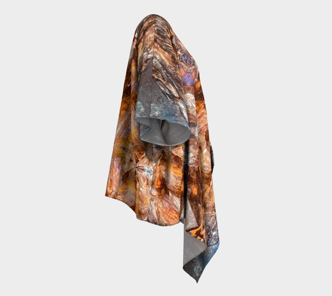 Draped Kimono: Mud Included Quartz, Alexander County, North Carolina