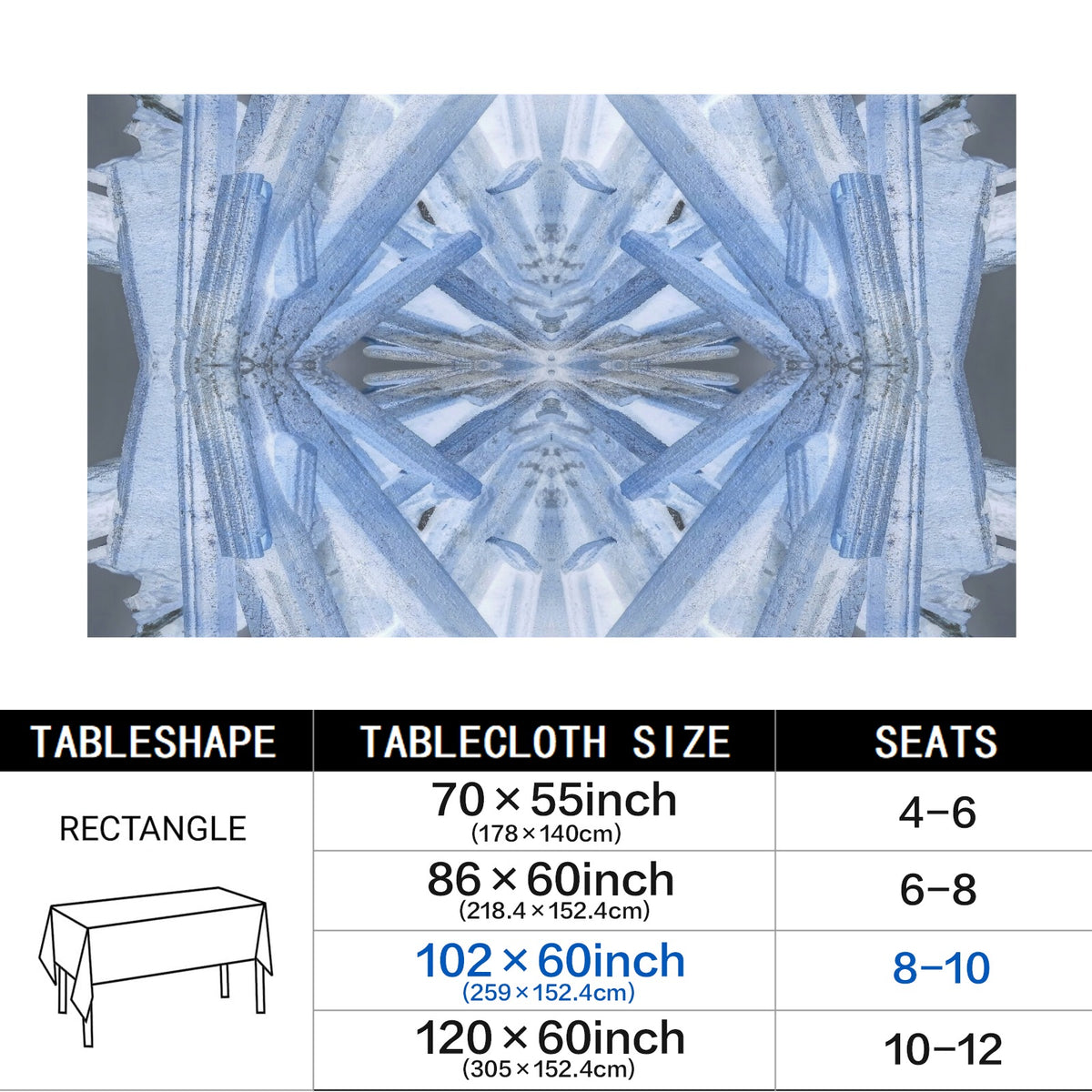 Tablecloth: Stibiconite — Mexico — Inverted Color