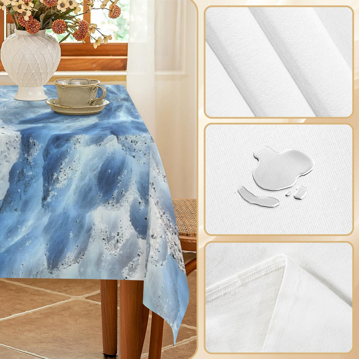 Tablecloth: Barite — Lupin Mine, Poland — Inverted Color