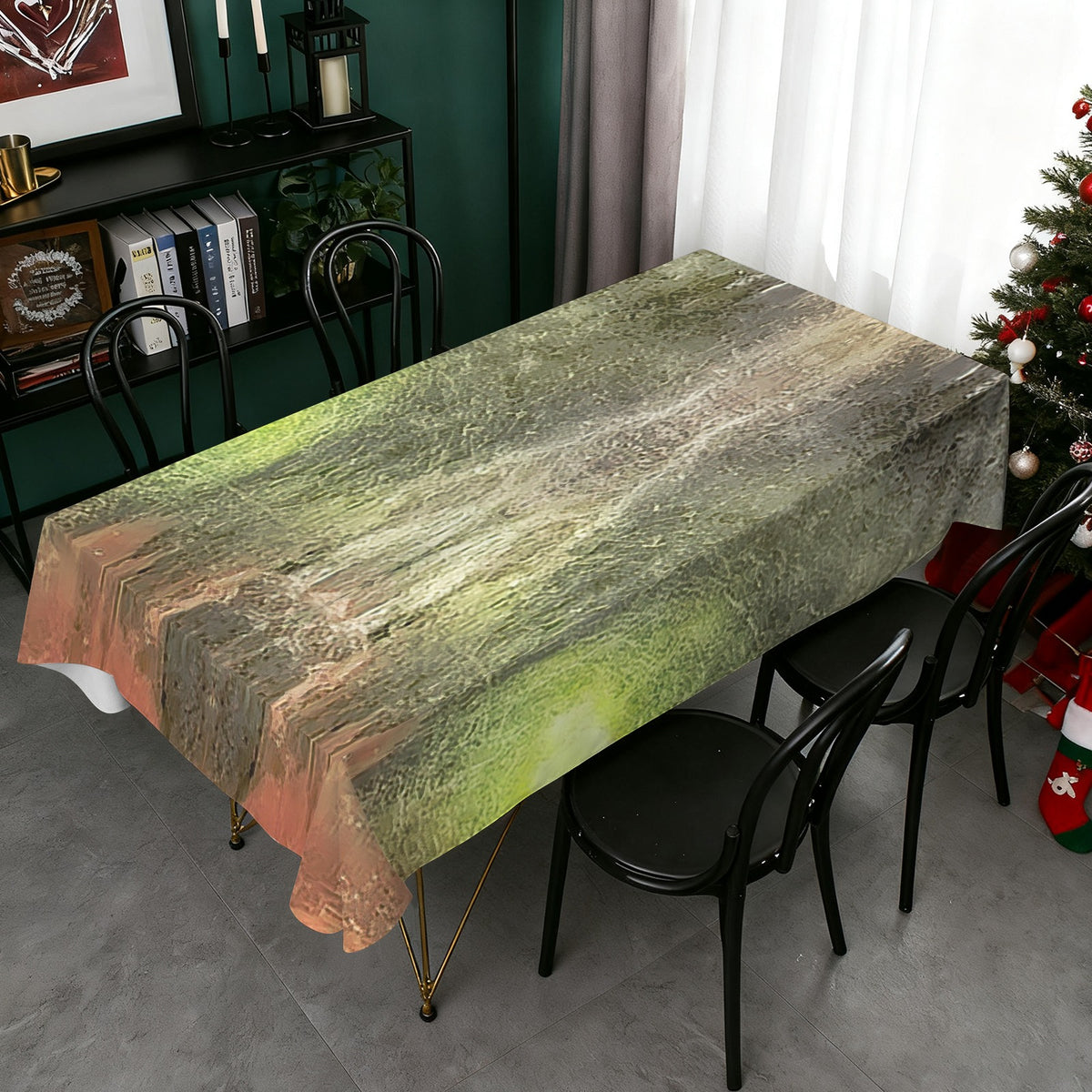 Tablecloth: Muscovite, with Garnet — Spruce Pine, Mitchell County, USA — Original Color