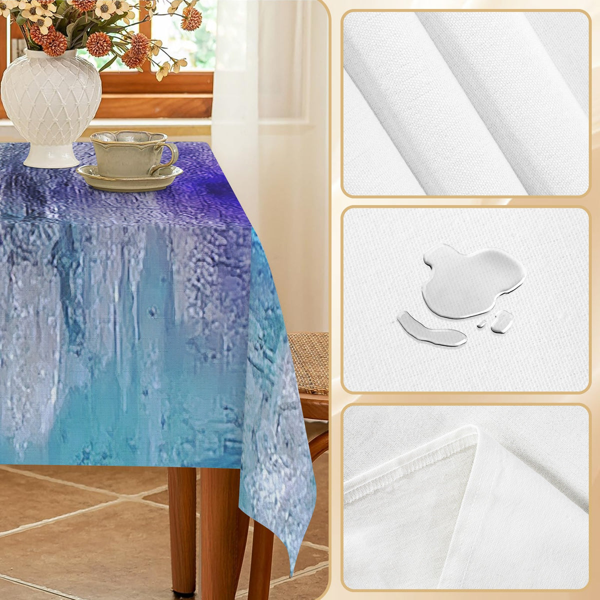 Tablecloth: Muscovite, with Garnet — Spruce Pine, Mitchell County, USA — Inverted Color
