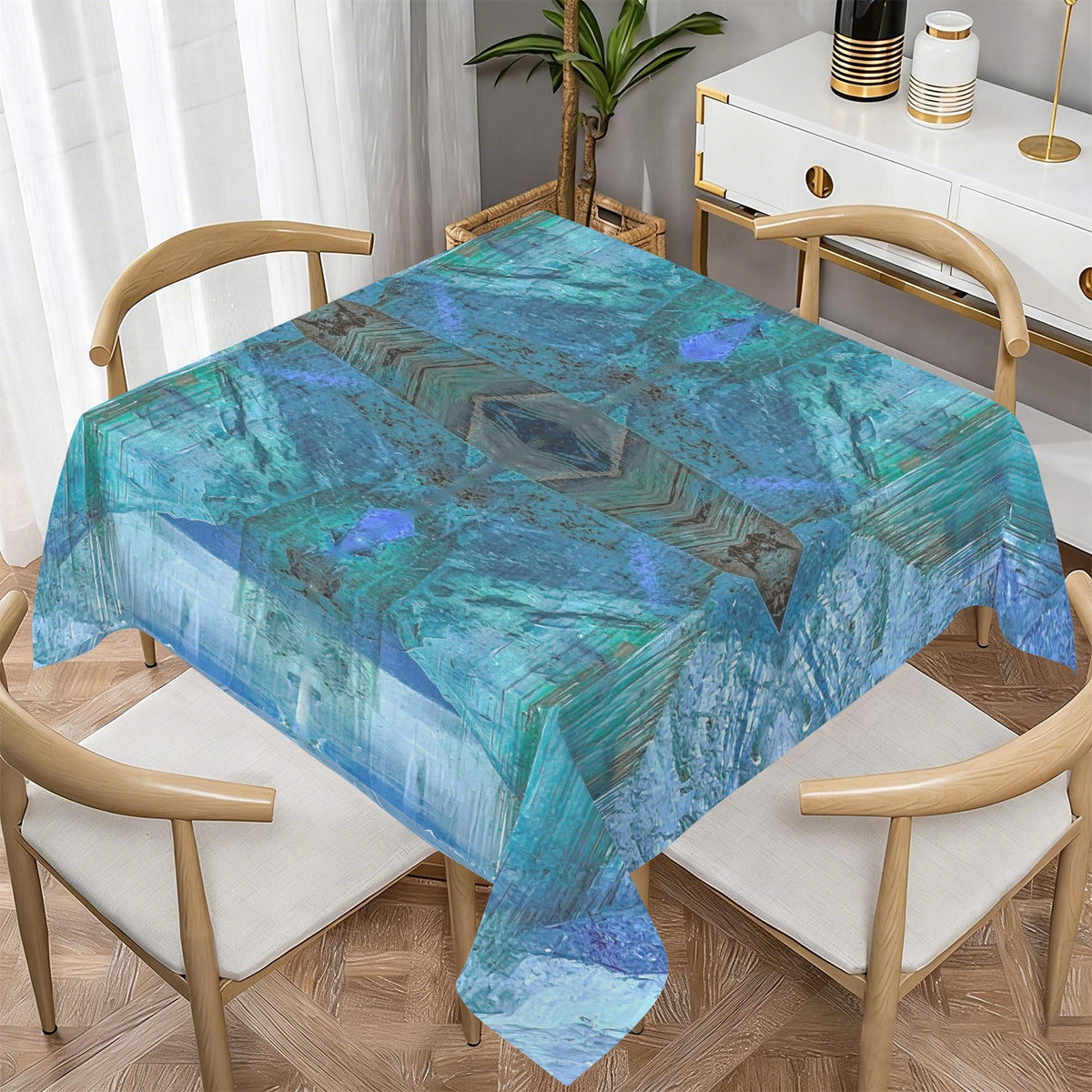 Tablecloth: Quartz, Smoky — Hiddenite, Alexander County, North Carolina, USA — Inverted Color