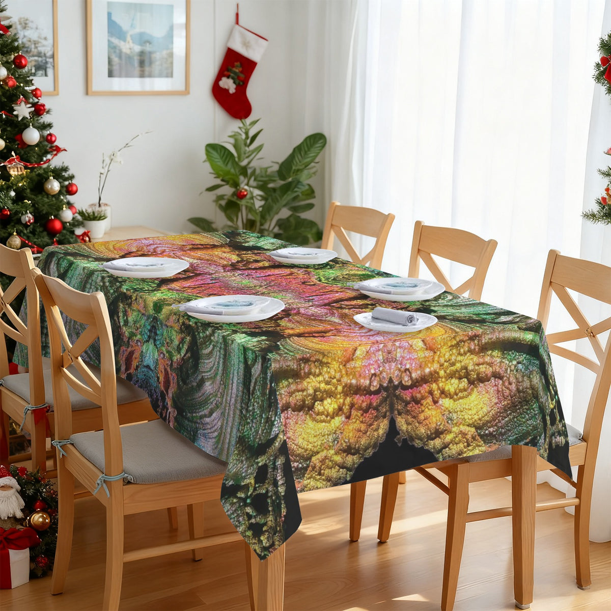 Tablecloth: Turgite, Iridescent Hematite, — Graves Mountain, Georgia, USA — EX Robert Plant — Original Color