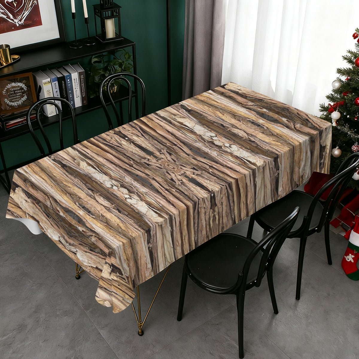 Tobbacco 32Tablecloth: Tobacco, Flue Cured — Harnett, North Carolina, USA — Original Colorx32 quad_AOTR-AS-0000106_PX_3600x3600_150DPI_3df3bd3825_0e6caeceGiga Rectangular Tablecloth 102" x 60"  | Ships from USA