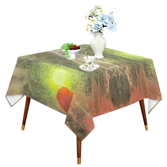 Tablecloth: Muscovite, with Garnet — Spruce Pine, Mitchell County, USA — Inverted Color