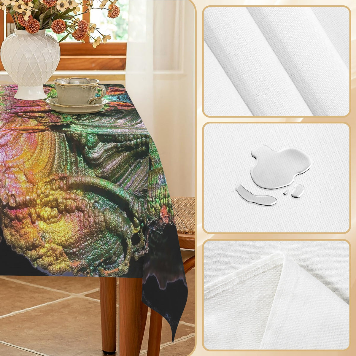 Tablecloth: Turgite, Iridescent Hematite, — Graves Mountain, Georgia, USA — EX Robert Plant — Original Color