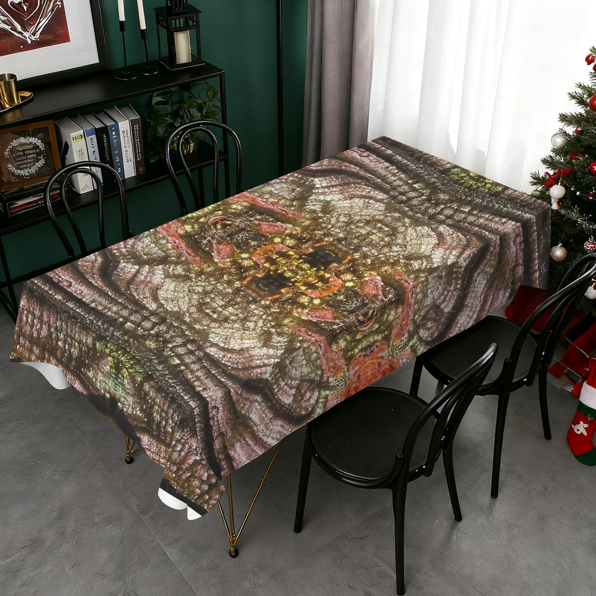 Tablecloth: Turgite, Iridescent Hematite, — Graves Mountain, Georgia, USA — EX Robert Plant — Original Color