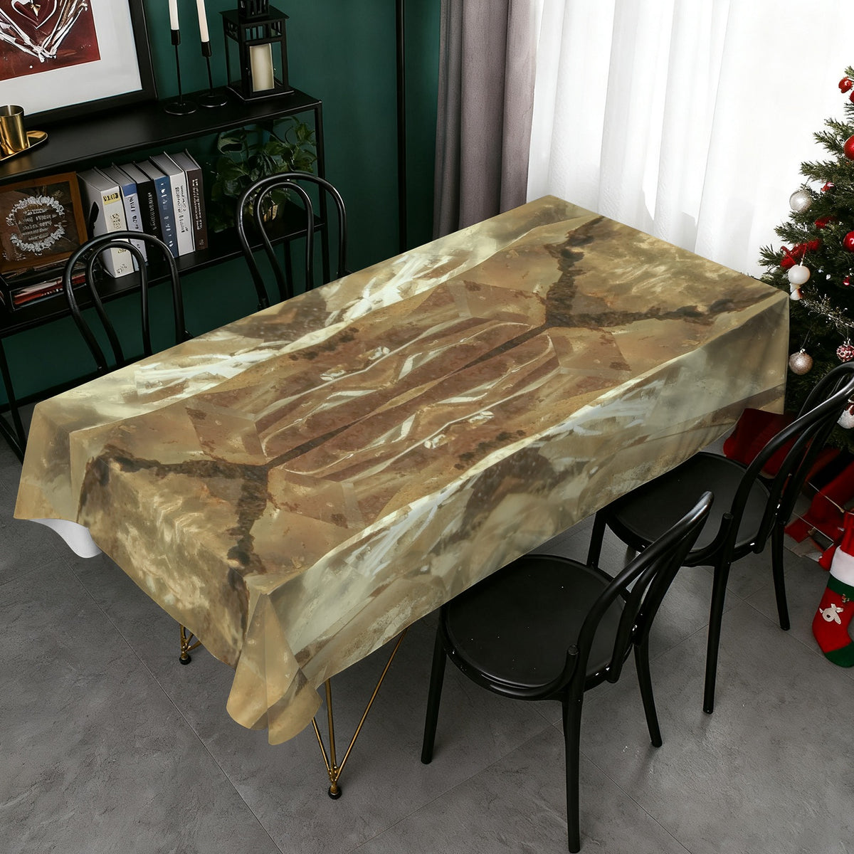 Tablecloth: Quartz, Smoky — Hiddenite, Alexander County, North Carolina, USA — Original Color