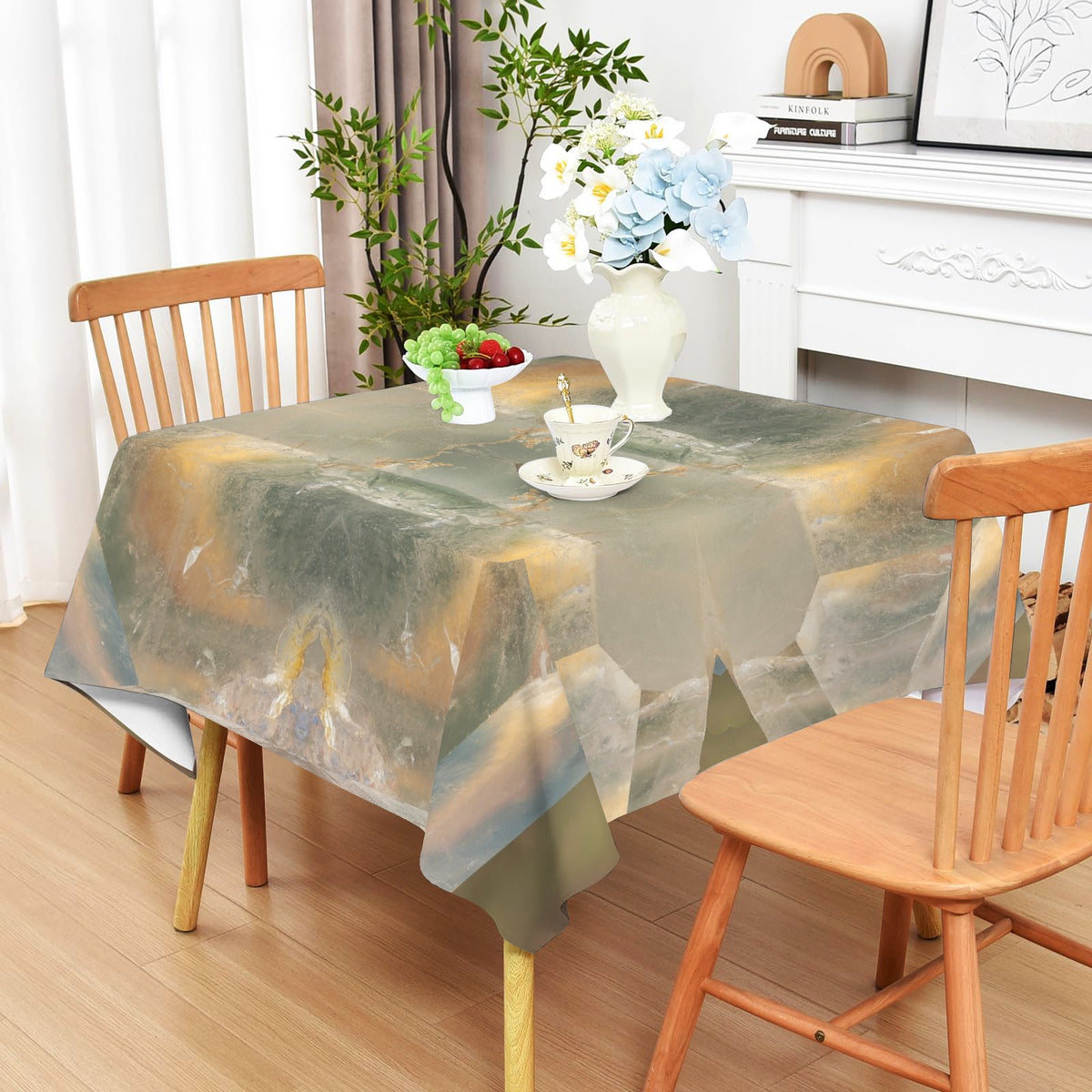 Tablecloth: Quartz, with Chlorite — Montgomery County, North Carolina, USA