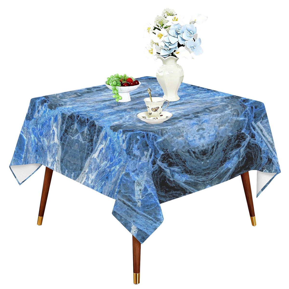 Tablecloth: Kyanite — Black Mountain, North Carolina, USA — Inverted Color
