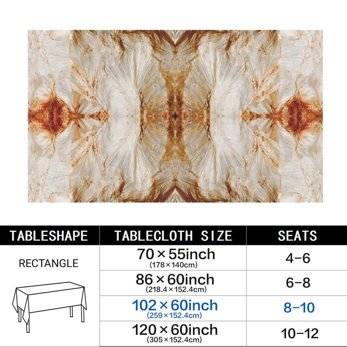 Tablecloth: Pyrophillite — Orange County, North Carolina, USA — Original Color