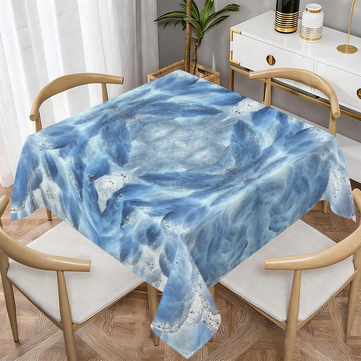 Tablecloth: Barite — Lupin Mine, Poland — Inverted Color