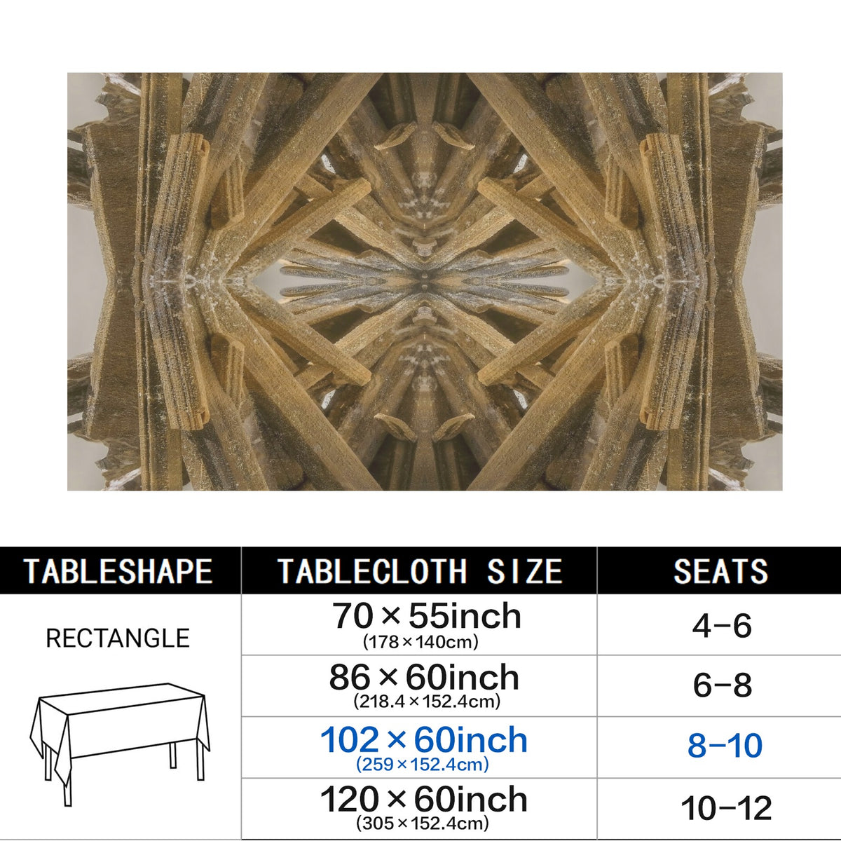 Tablecloth: Stibiconite — Mexico — Original Color