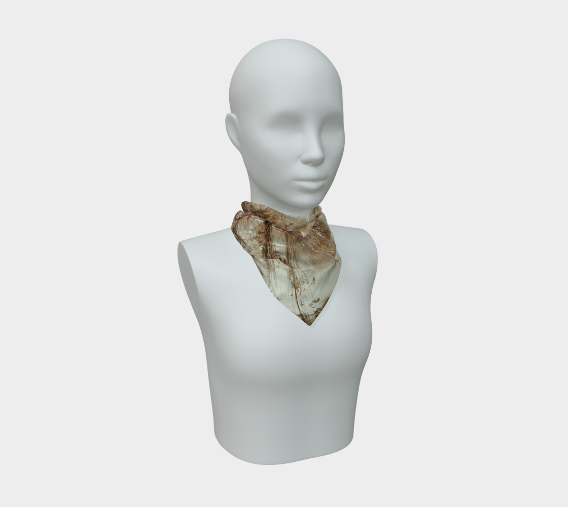Quartz Rutilated: Alexander County Circa 1905 North Carolina USA Pattern Quad Book Square Scarf