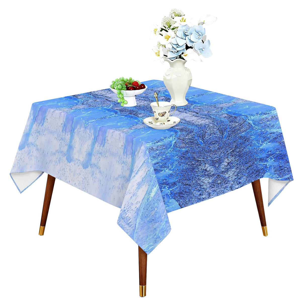 Tablecloth: Quartz, Smoky — Alexander County, North Carolina, USA — Inverted Color