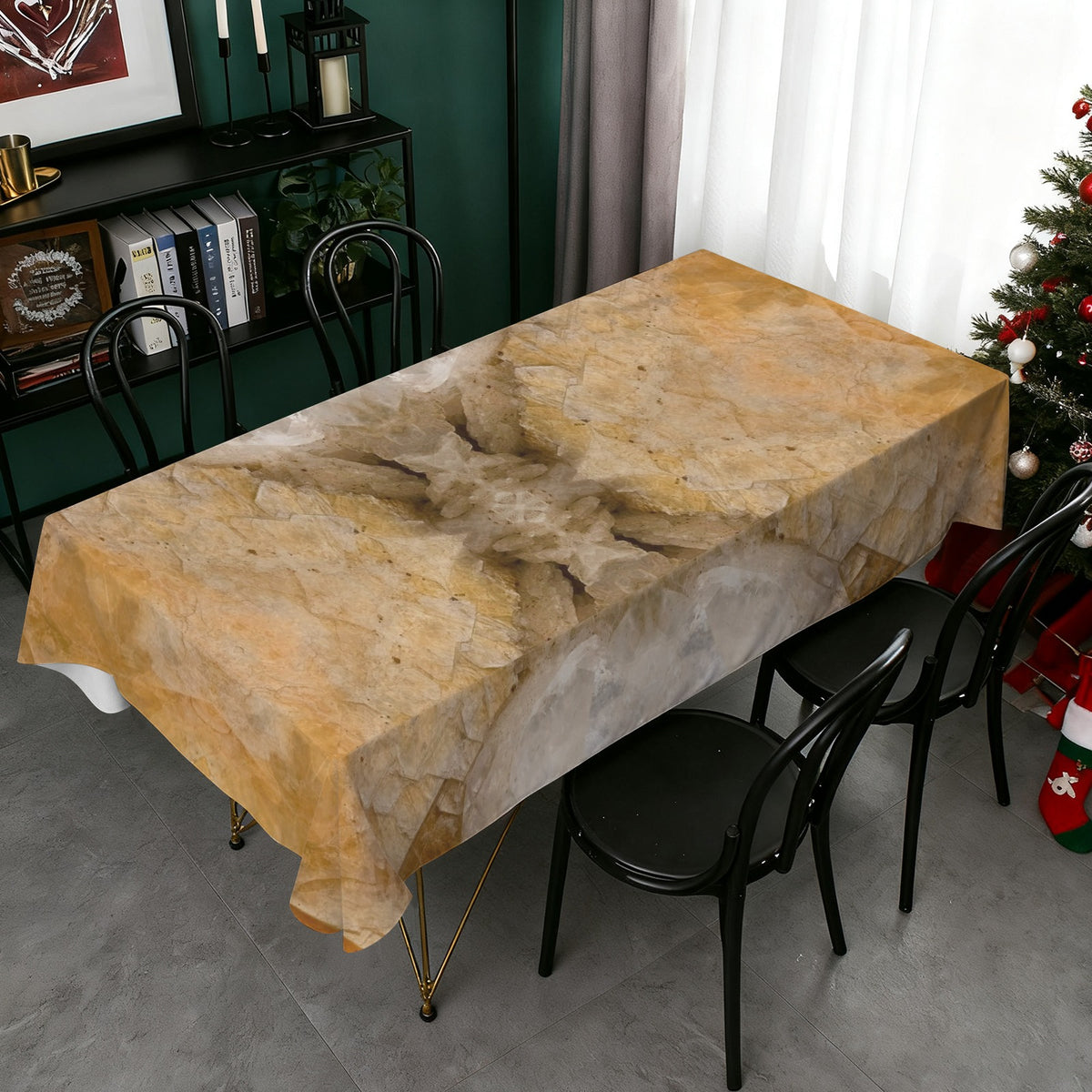 Tablecloth: Muscovite, with Topaz — Pakistan — EX Lavinsky — Original Color
