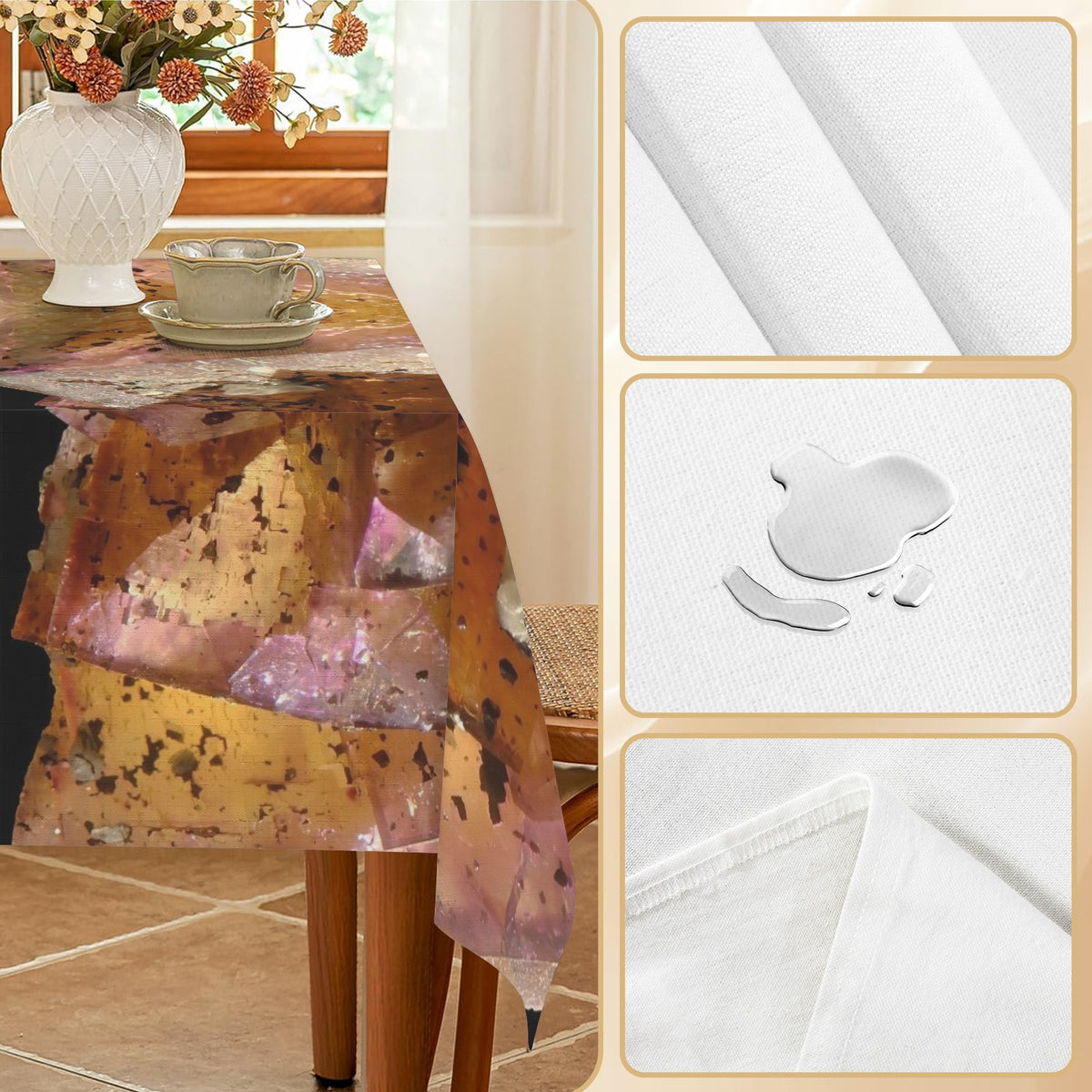 Tablecloth: Fluorite — Illinois, USA — EX Chris Wright — Original Color