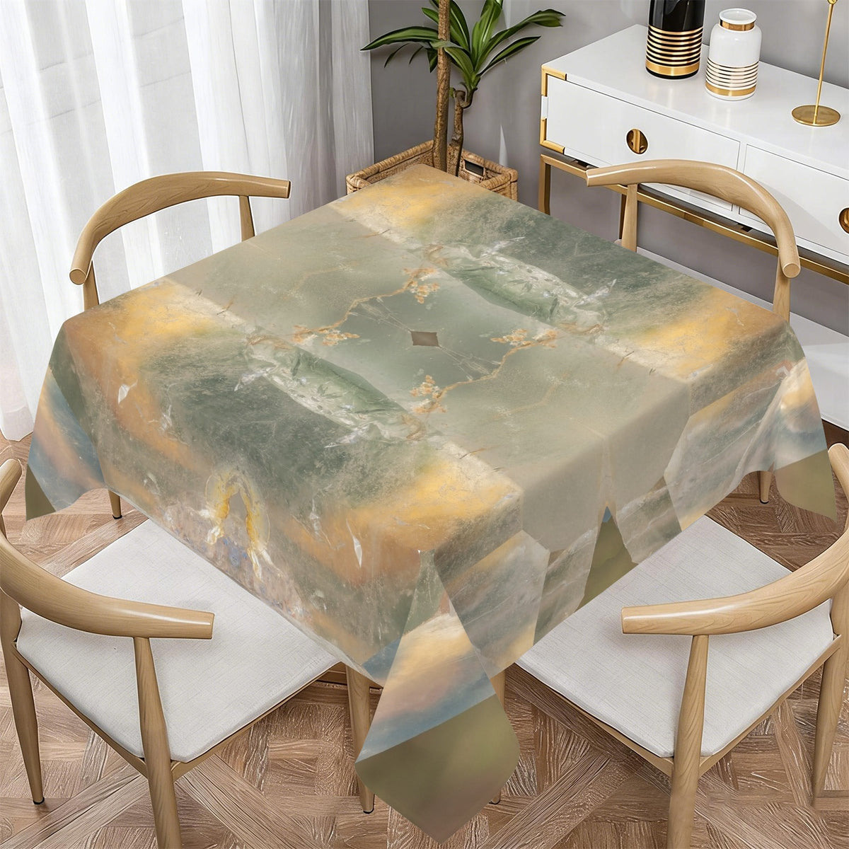 Tablecloth: Quartz, with Chlorite — Montgomery County, North Carolina, USA