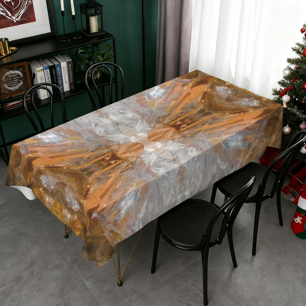 Tablecloth: Quartz, Mud Included — Cleveland, North Carolina, USA — Original Color