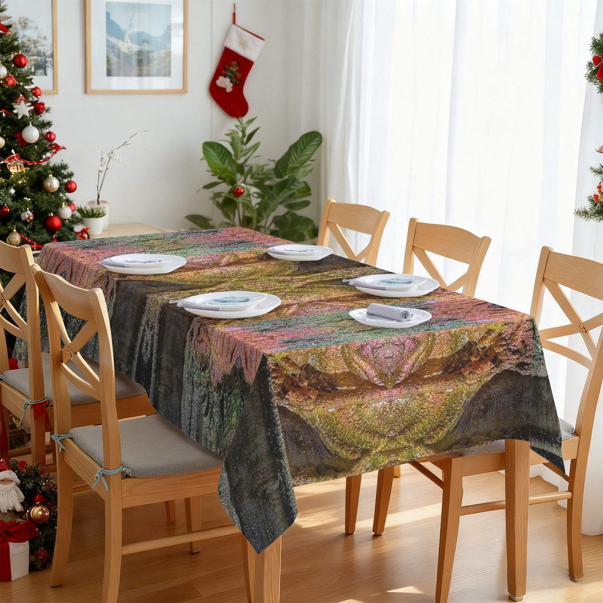 Tablecloth: Turgite, Iridescent Hematite, — Graves Mountain, Georgia, USA — EX Robert Plant — Original Color