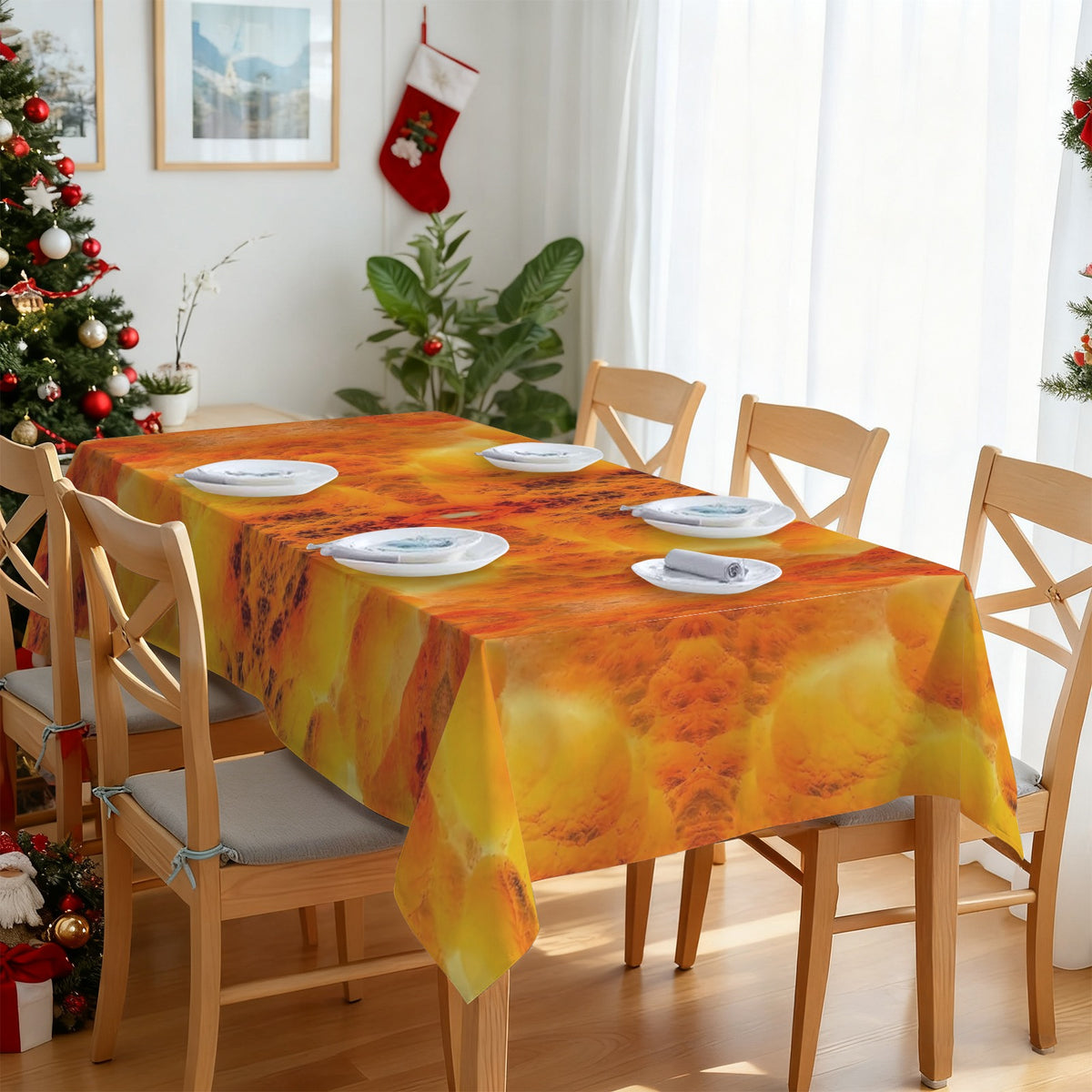 Tablecloth: Hemimorphite — China — Inverted Color