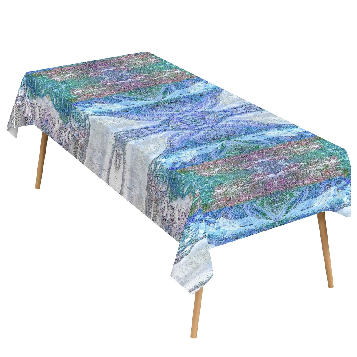 Tablecloth: Turgite, Iridescent Hematite, — Graves Mountain, Georgia, USA — EX Robert Plant — Inverted Color
