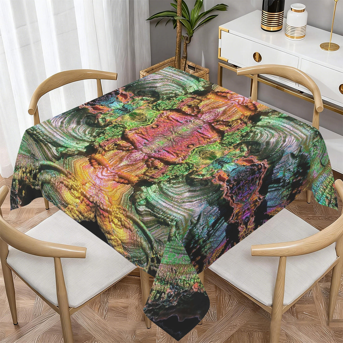Tablecloth: Turgite, Iridescent Hematite, — Graves Mountain, Georgia, USA — EX Robert Plant — Original Color
