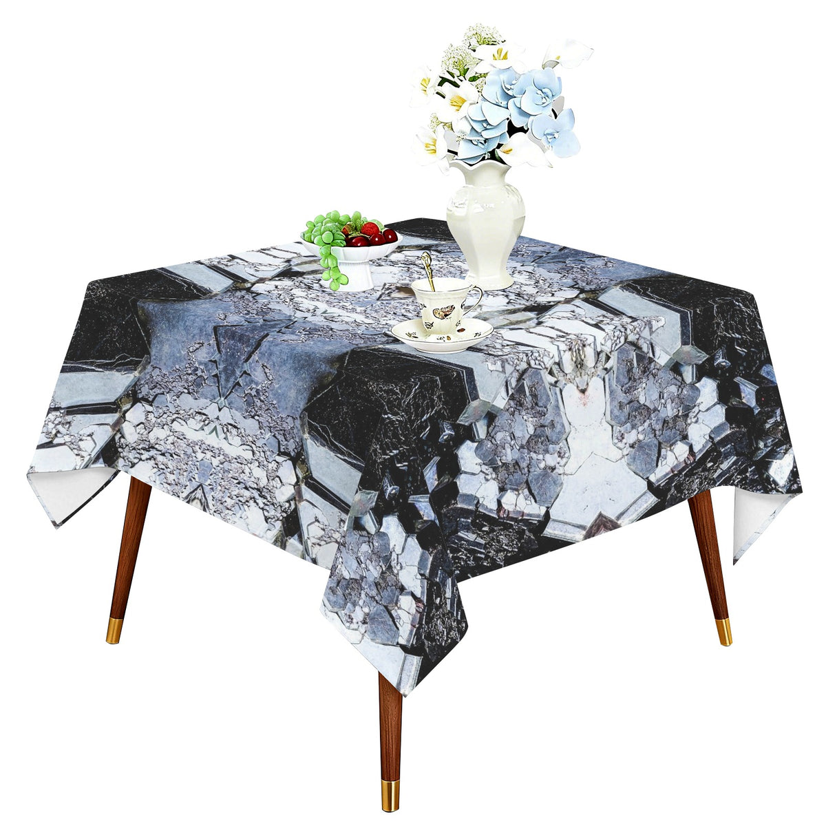 Tablecloth: Cuprite — Rubtsovskiy Mine, Krai, Russia — Inverted Color