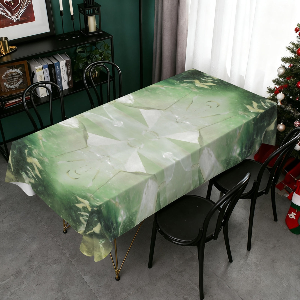 Tablecloth: Quartz, with Chlorite — Montgomery County, North Carolina, USA — Original Color