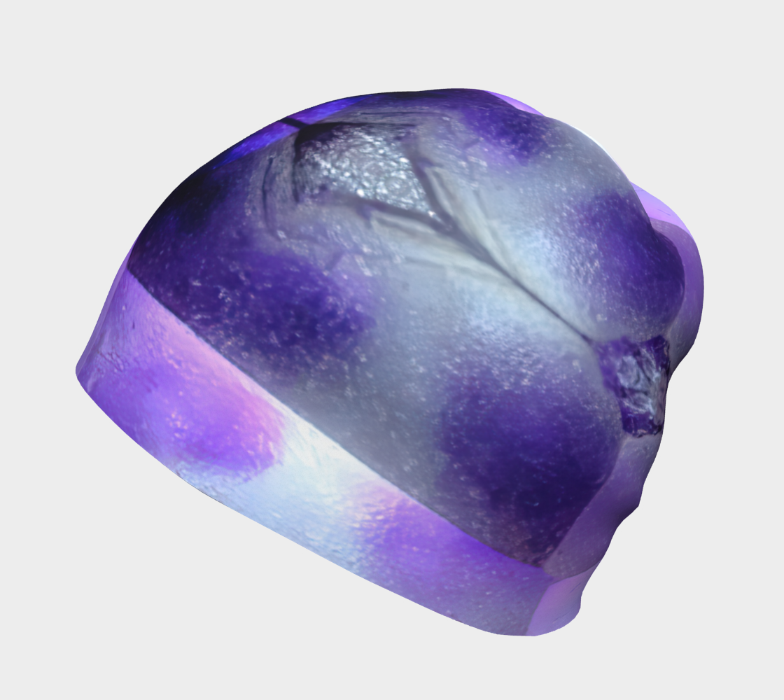 Beanie: Quartz, Amethyst, "Hour Glass", Morroco, Original Color Ver 2