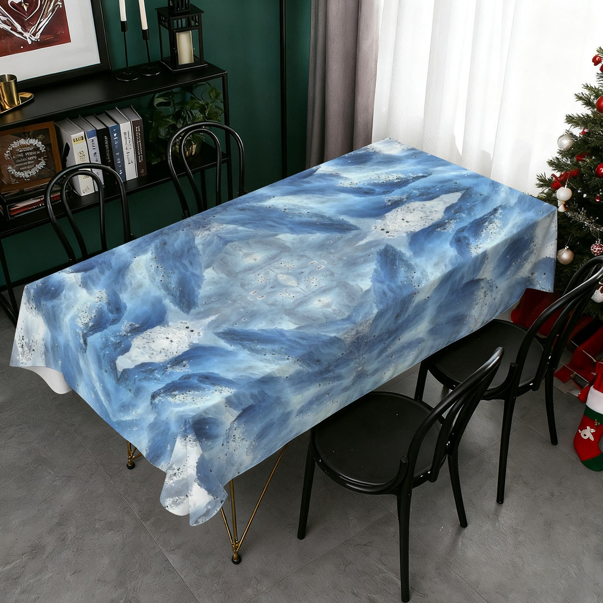 Tablecloth: Rutile, Reticulated — South Africa — Inverted Color