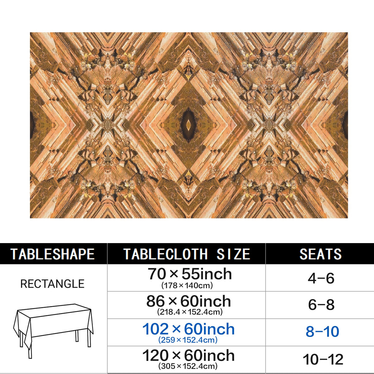 Tablecloth: Limonite — Raleigh, Wake, North Carolina — Original Color