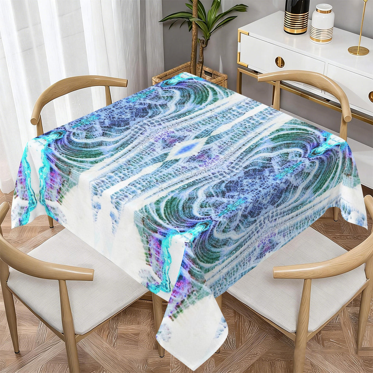 Tablecloth: Turgite . iridescent Hematite — Graves Mountain, Georgia — EX Robert Plant — Inverted Color