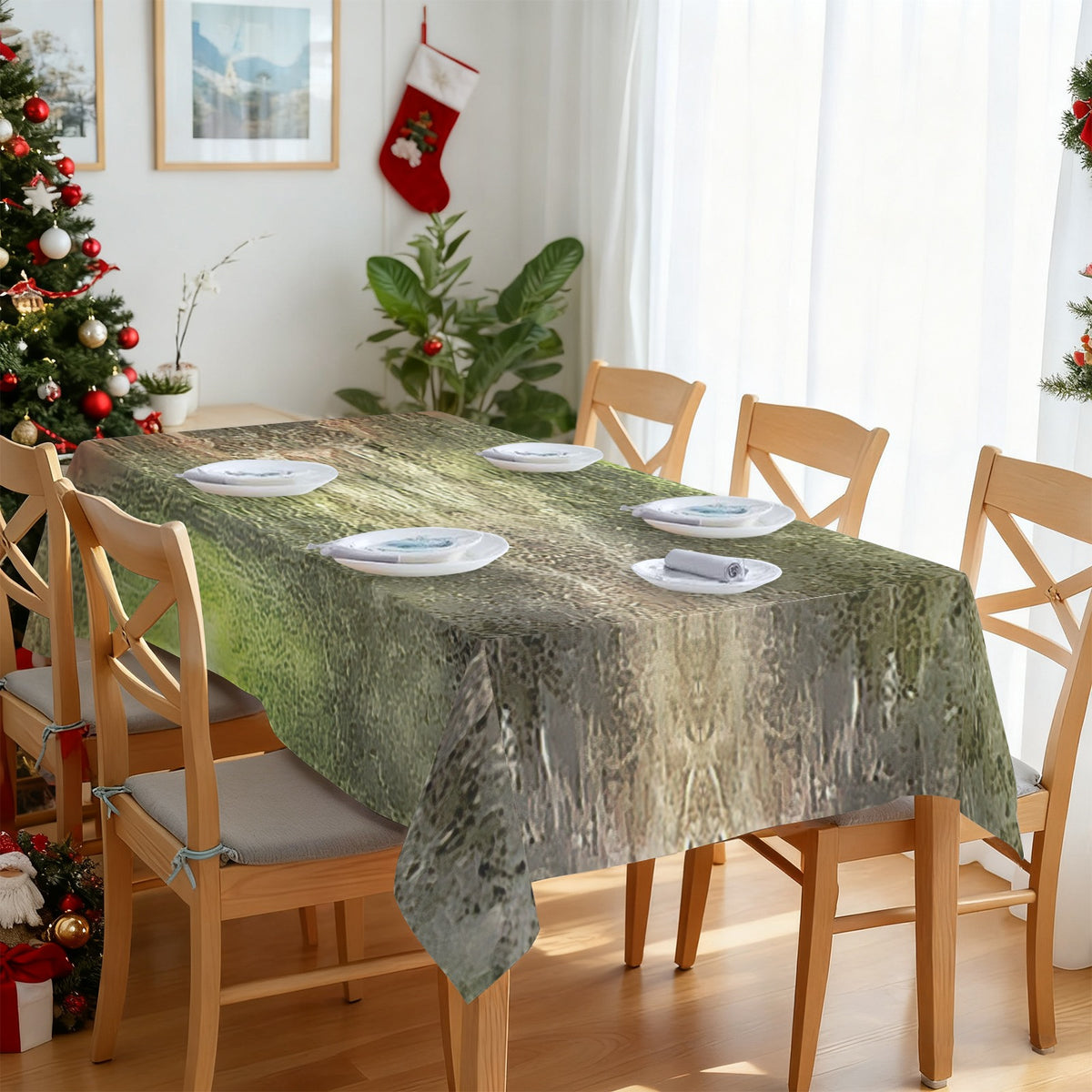 Tablecloth: Muscovite, with Garnet — Spruce Pine, Mitchell County, USA — Original Color
